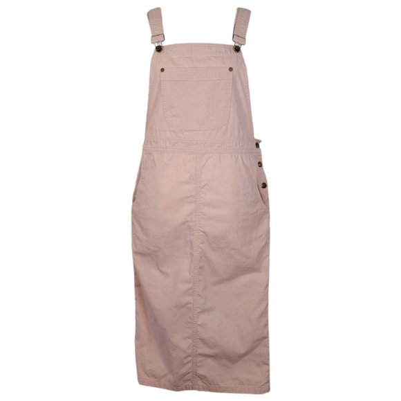 Ganni Dresses & Skirts - GANNI pink 100% cotton midi skirt overalls size XS